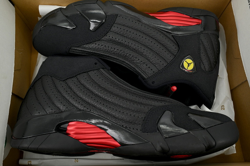 【DN3S2】法拉利黑红  乔丹14代篮球鞋  487471-003 Air Jordan 14 Retro 'Last Shot' 2018