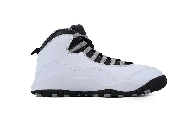 【DN0DJ】白黑  耐克 AJ10系列男士运动鞋 HJ6779-104 Air Jordan 10 Retro 'Steel' 2025