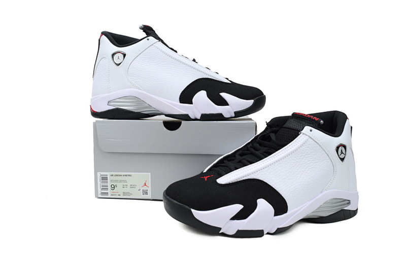 【DA0CK】黑白熊猫 乔丹14代篮球鞋 487471-160 Air Jordan 14 Retro 'Black Toe'