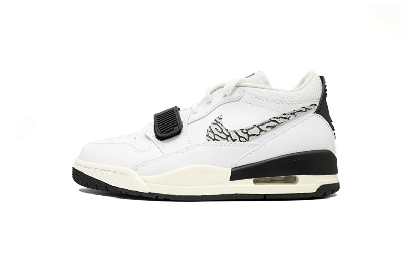 【BA7DB】白黑/18AB 耐克312休闲运动 CD7069-110 Jordan Legacy 312 Low White and Black