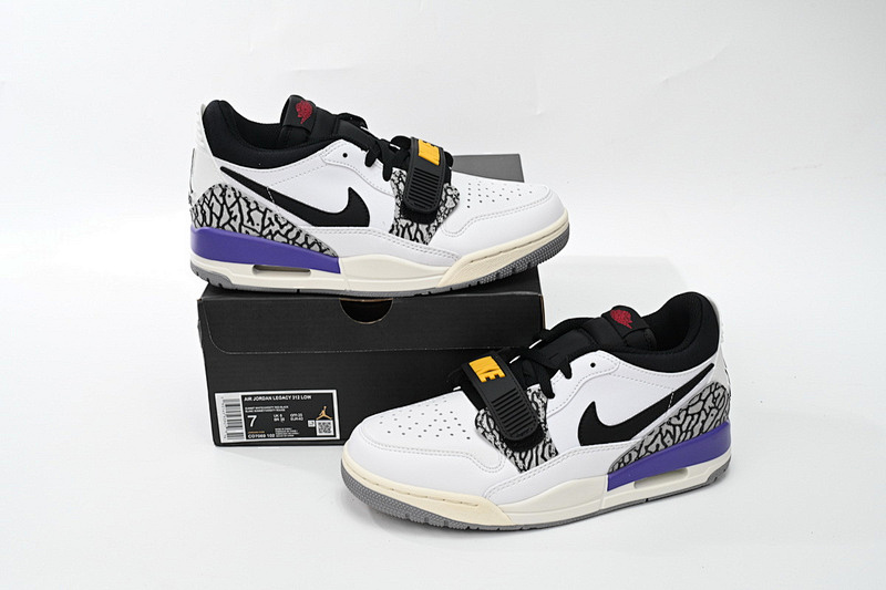 【BA7DB】白黄紫 耐克312休闲运动篮球鞋 CD7069-102 Air Jordan AJ312 White Yellow Purple