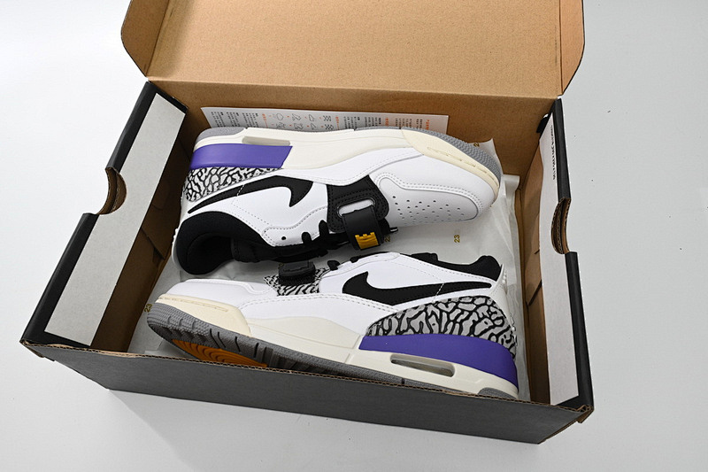 【BA7DB】白黄紫 耐克312休闲运动篮球鞋 CD7069-102 Air Jordan AJ312 White Yellow Purple
