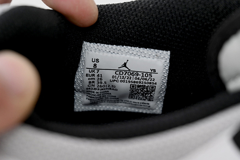 【BA7DB】白黑烟灰 耐克312休闲运动篮球鞋 CD7069-105 Air Jordan AJ312 White And Black Soot
