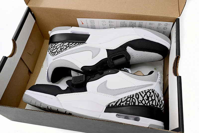 【BA7DB】白黑烟灰 耐克312休闲运动篮球鞋 CD7069-105 Air Jordan AJ312 White And Black Soot