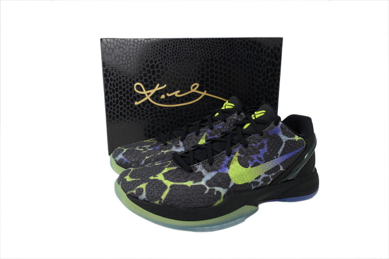 【CA3S2】 黑绿 S2版本科比6代篮球鞋 IO6261-001 Nike Zoom Kobe 6 Protro 'Coals'
