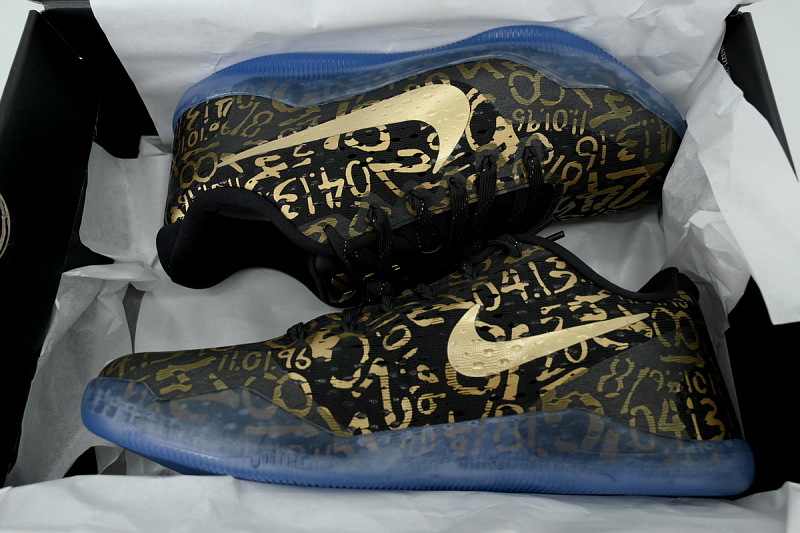 【DA0S2】科11黑 S2版本科比11代篮球鞋 IU4902-900 Nike Kobe 11 Protro Low 'Mamba Day'