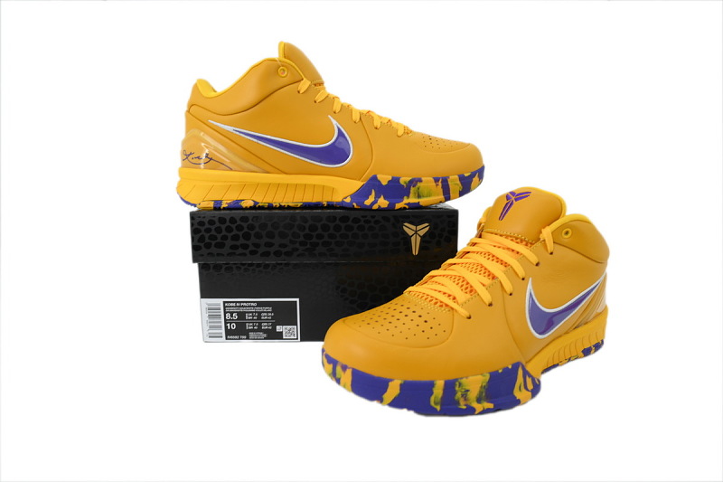 【CA3S2】黄紫 S2版本科比4代篮球鞋 IV6592-700 Nike Kobe 4 Protro "Lakers"