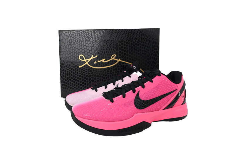 【FH0H1】乳腺癌2.0 H12版本科比6代篮球鞋 IQ9317-001 Nike Zoom Kobe 6 Protro 'Kay Yow Think Pink'