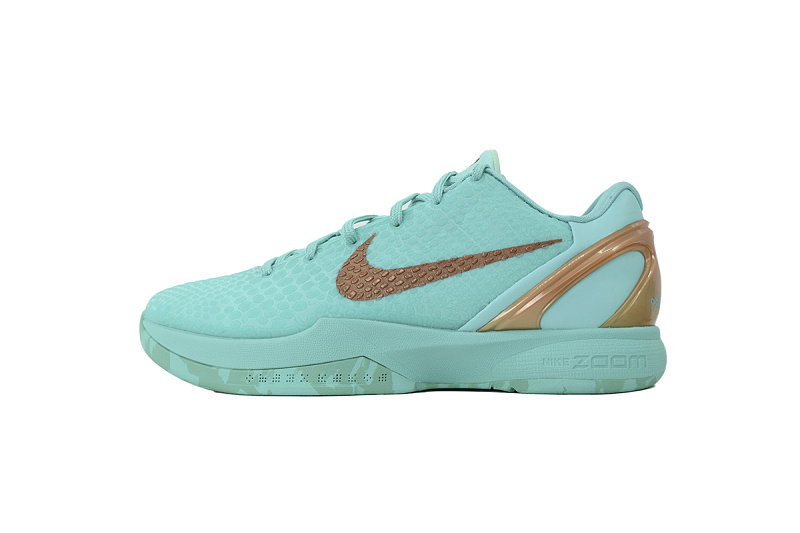 【FH5H1】蒂芙尼 H12版本科比6代篮球鞋 IQ5774-300 Jalen Brunson x Zoom Kobe 6 Protro 'Statue of Liberty'
