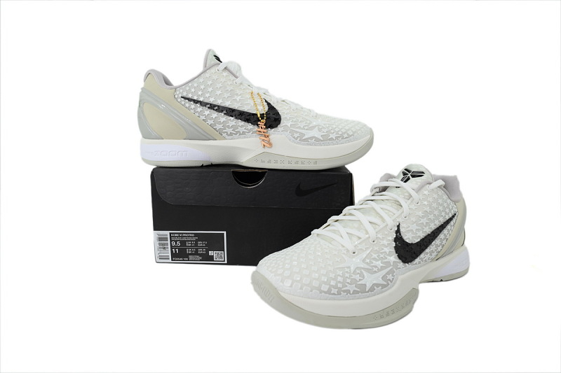 【FH5H1】全明星白色 H12版本科比6代篮球鞋 FQ3546-100 Zoom Kobe 6 Protro 'All-Star 2.0'