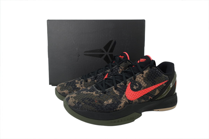 【FH5H1】迷彩 H12版本科比6代篮球鞋 FQ3546-001 Nike Zoom Kobe 6 Protro 'Italian Camo'