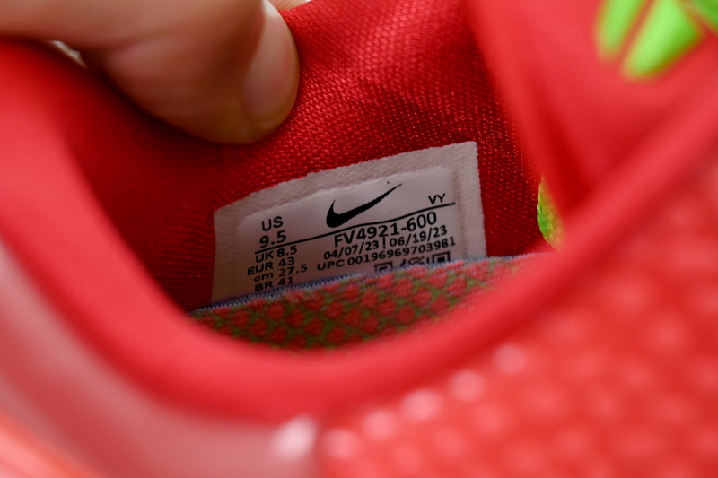 【FH5H1】红反转 H12版本科比6代篮球鞋 FV4921-600 Nike Kobe 6 Protro "Reverse Grinch"