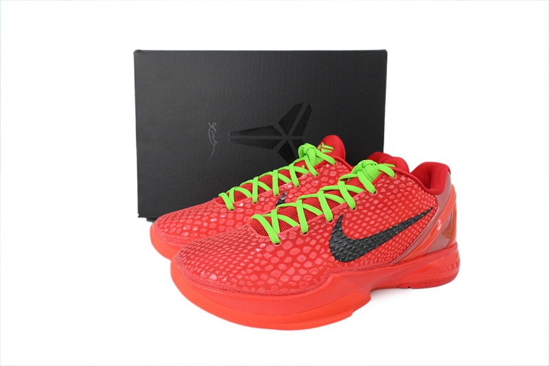 【FH5H1】红反转 H12版本科比6代篮球鞋 FV4921-600 Nike Kobe 6 Protro "Reverse Grinch"