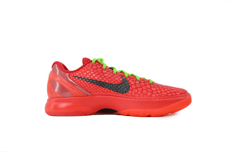 【FH5H1】红反转 H12版本科比6代篮球鞋 FV4921-600 Nike Kobe 6 Protro "Reverse Grinch"