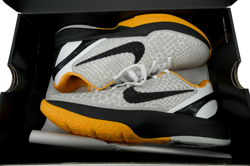 【FH5H1】季后赛 H12版本科比6代篮球鞋 CW2190-100 Nike Kobe 6 Protro “White Del Sol”