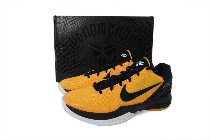 【FH5H1】黑黄 H12版本科比6代篮球鞋 429659-700 Zoom Kobe 6 'Lightbulb'