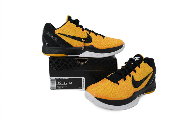 【FH5H1】黑黄 H12版本科比6代篮球鞋 429659-700 Zoom Kobe 6 'Lightbulb'