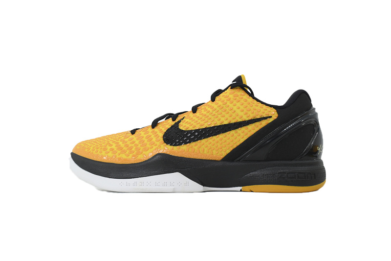 【FH5H1】黑黄 H12版本科比6代篮球鞋 429659-700 Zoom Kobe 6 'Lightbulb'