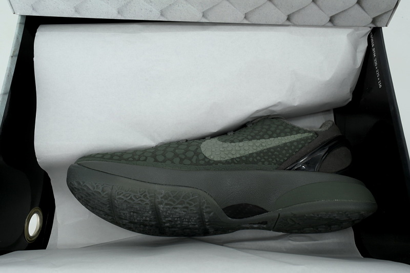 【FH5H1】暗灰色 H12版本科比6代篮球鞋 869457-007 Nike Zoom Kobe 6 'Fade To Black'