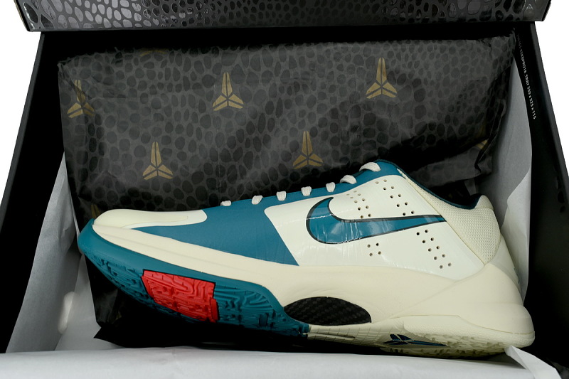 【FH0H1】白蓝 H12版本科比5代篮球鞋 IZ1852-100 Caitlin Clark x Nike Kobe 5 Protro 'Coconut Milk Spruce'