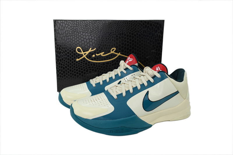 【FH0H1】白蓝 H12版本科比5代篮球鞋 IZ1852-100 Caitlin Clark x Nike Kobe 5 Protro 'Coconut Milk Spruce'
