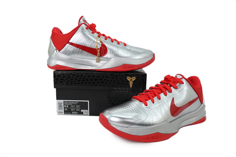 【FH0H1】红银 H12版本科比5代篮球鞋 IV2712-001 Caitlin Clark x Nike Zoom Kobe 5 Protro 'Rookie of the Year'