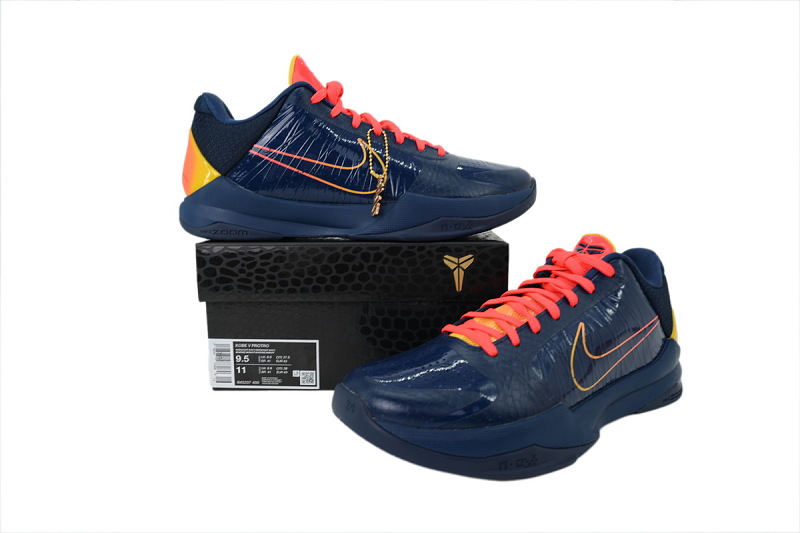 【FH0H1】藏蓝 H12版本科比5代篮球鞋 IM3207-400 Caitlin Clark x Zoom Kobe 5 Protro 'Indiana Fever'