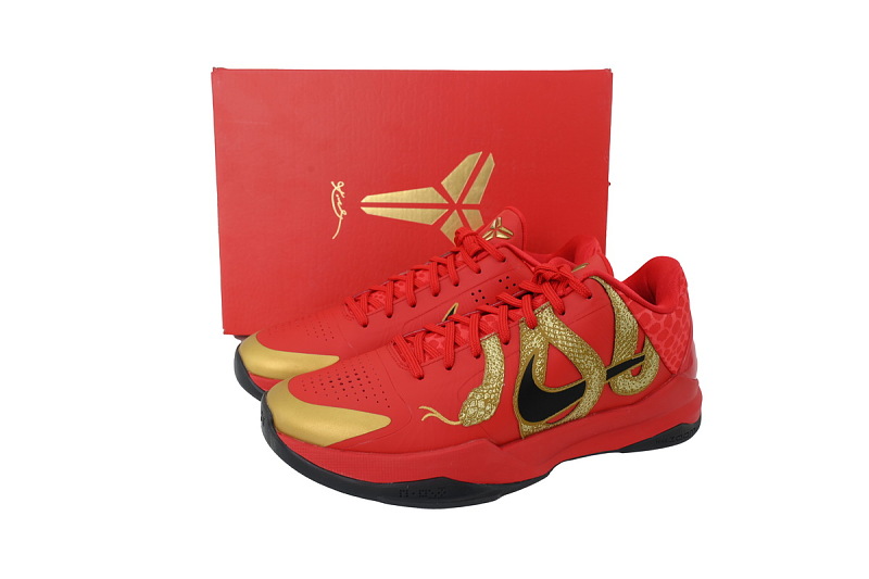 【FH0H1】红蛇 H12版本科比5代篮球鞋 HF5182-600 Nike Zoom Kobe 5 Protro 'Year of the Mamba - University Red'
