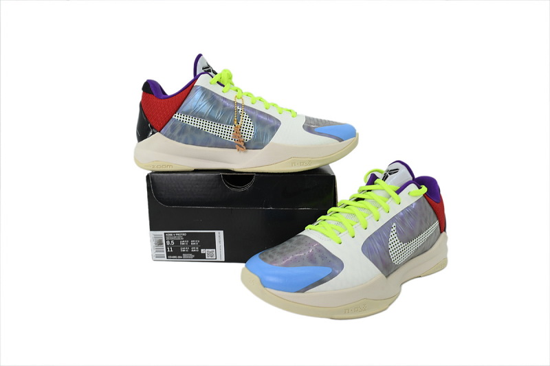【FH5H1】白绿灰 H12版本科比5代篮球鞋 CD4991-004 P.J. Tucker x Zoom Kobe 5 Protro PE