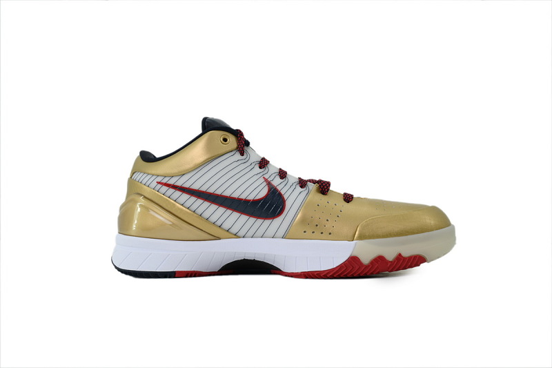 【FH5H1】白金 H12版本科比4代篮球鞋 FQ3544-100 Zoom Kobe 4 Protro 'Gold Medal'