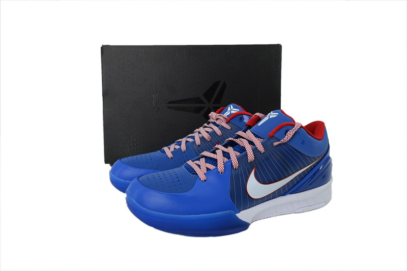 【FH5H1】白蓝红 H12版本科比4代篮球鞋 FQ3545-400 Nike Kobe 4 Protro "Philly"