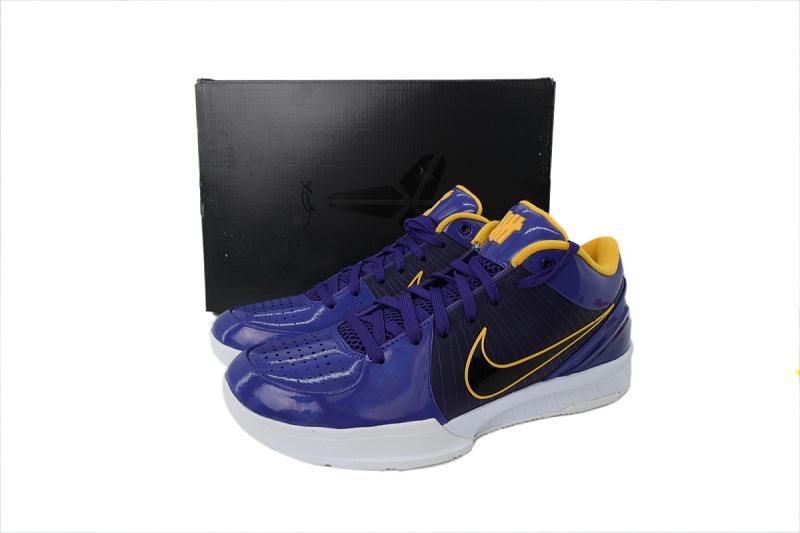 【FH5H1】紫色 H12版本科比4代篮球鞋 CQ3869-500 Undefeated x Nike Kobe 4 Protro 'Court Purple'