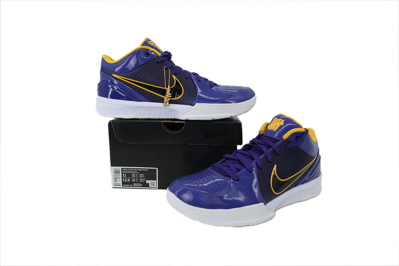 【FH5H1】紫色 H12版本科比4代篮球鞋 CQ3869-500 Undefeated x Nike Kobe 4 Protro 'Court Purple'