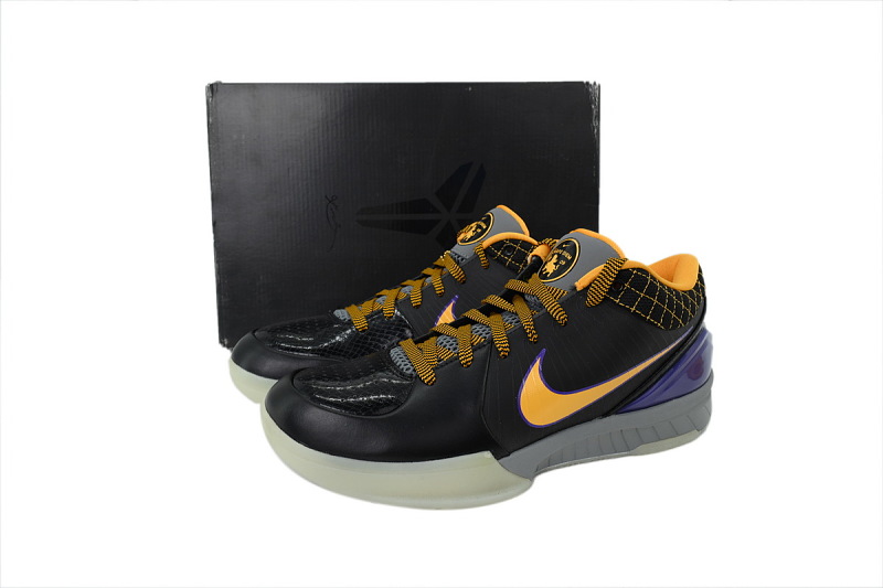 【FH5H1】黑黄 H12版本科比4代篮球鞋 AV6339-001 Nike Zoom Kobe 4 Protro "Carpe Diem"