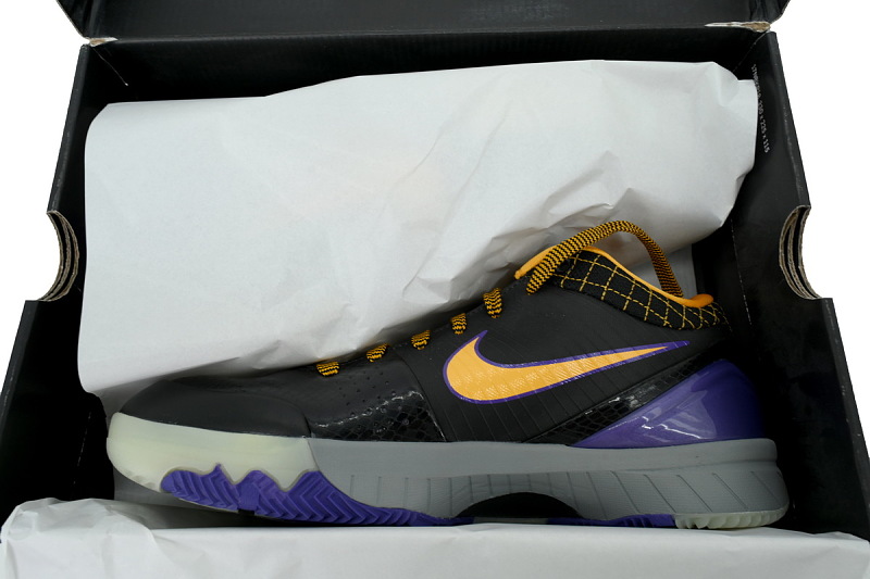 【FH5H1】黑黄 H12版本科比4代篮球鞋 AV6339-001 Nike Zoom Kobe 4 Protro "Carpe Diem"