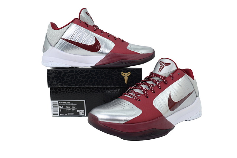 yupoo_356876_d07e7b62.jpg 【DA0S2】灰红 S2版本科比5代篮球鞋 IM0557-001 Caitlin Clark x Zoom Kobe 5 Protro Gray Red