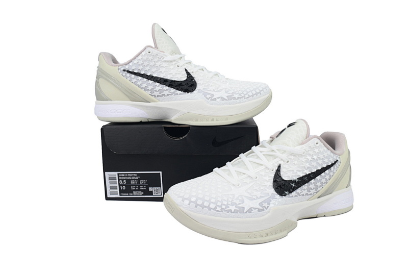 【CN0TS】全明星奶白  耐克运动鞋科比6代篮球鞋  FQ3546-100 Zoom Kobe 6 Protro 'All-Star 2.0'