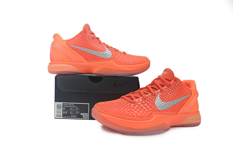 【DA7S2】橙色 S2版本科比6代篮球鞋 IH1871-800 Nike Zoom Kobe 6 Protro 'WNBA'