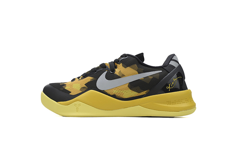 【CA3S2】黑黄 S2版本科比8代篮球鞋 555286-077 Nike Kobe 8 GC 'Sulfur Electric'