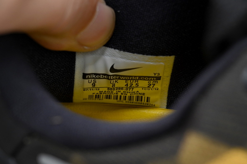 【CA3S2】黑黄 S2版本科比8代篮球鞋 555286-077 Nike Kobe 8 GC 'Sulfur Electric'