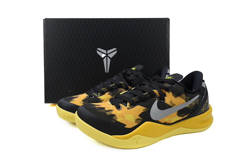 【CA3S2】黑黄 S2版本科比8代篮球鞋 555286-077 Nike Kobe 8 GC 'Sulfur Electric'