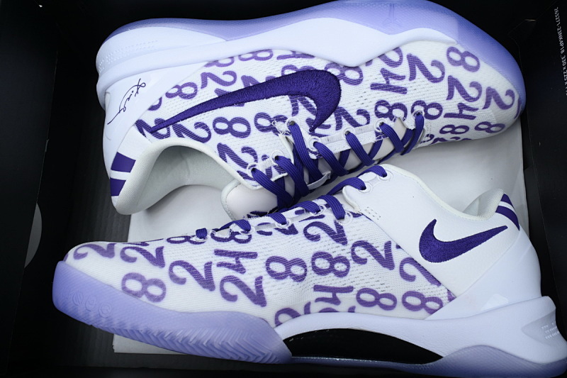 【CA3S2】白紫 S2版本科比8代篮球鞋 FQ3549-100 Nike Kobe 8 Protro 'Court Purple'