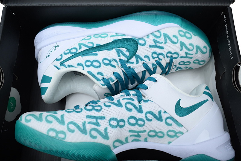 【CA3S2】湖水 S2版本科比8代篮球鞋 FQ3549-101 Nike Kobe 8 Protro 'Radiant Emerald'