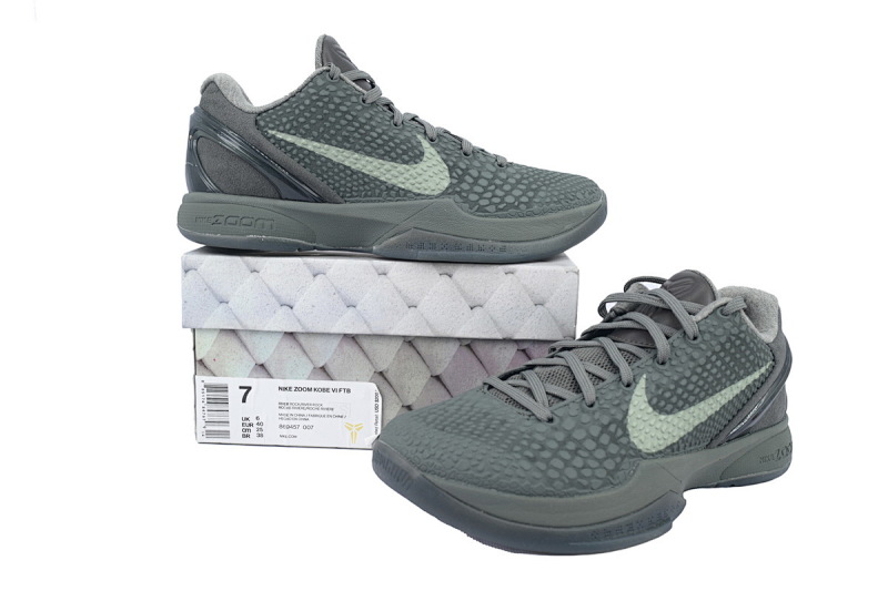 【CA3S2】FTB灰 S2版本科比6代篮球鞋 869457-007 Zoom Kobe 6 'Fade To Black'