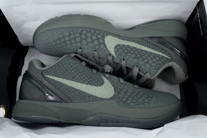 【CA3S2】FTB灰 S2版本科比6代篮球鞋 869457-007 Zoom Kobe 6 'Fade To Black'