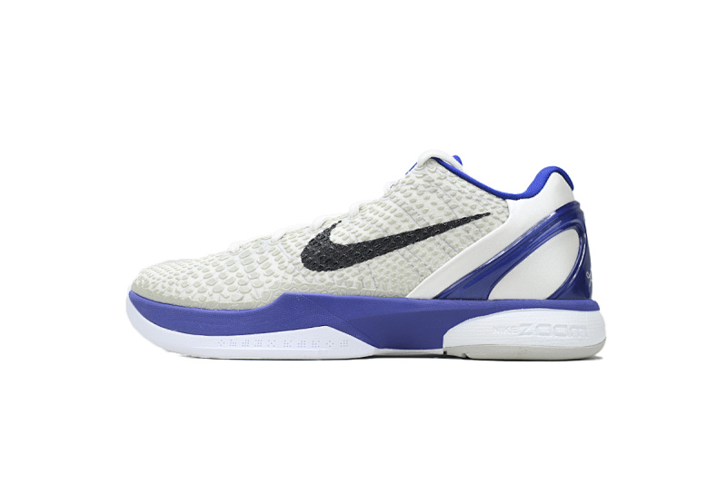 【CA3S2】白紫 S2版本科比6代篮球鞋 429659-100 Zoom Kobe 6 'Concord'