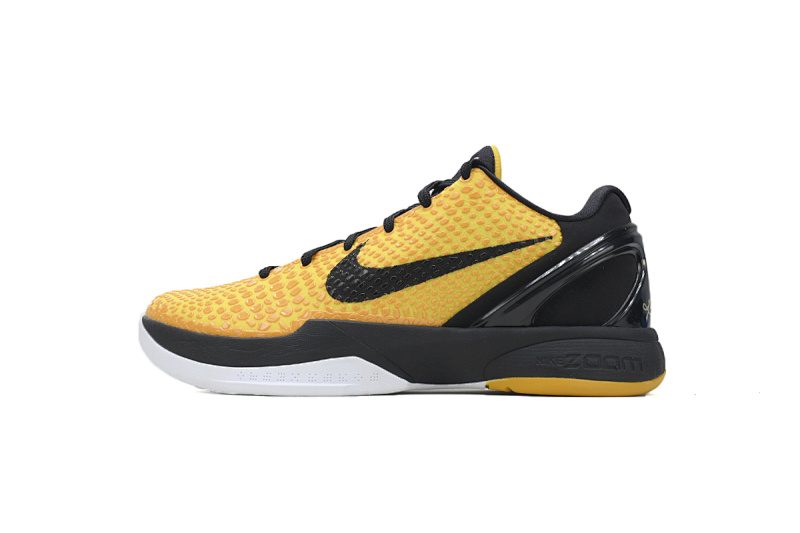 【CA3S2】黑黄李小龙 S2版本科比6代篮球鞋 429659-700 Zoom Kobe 6 'Lightbulb'