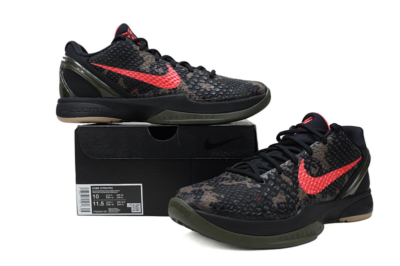 【CA3S2】迷彩复刻 S2版本科比6代篮球鞋 FQ3546-001 Nike Zoom Kobe 6 Protro 'Italian Camo'