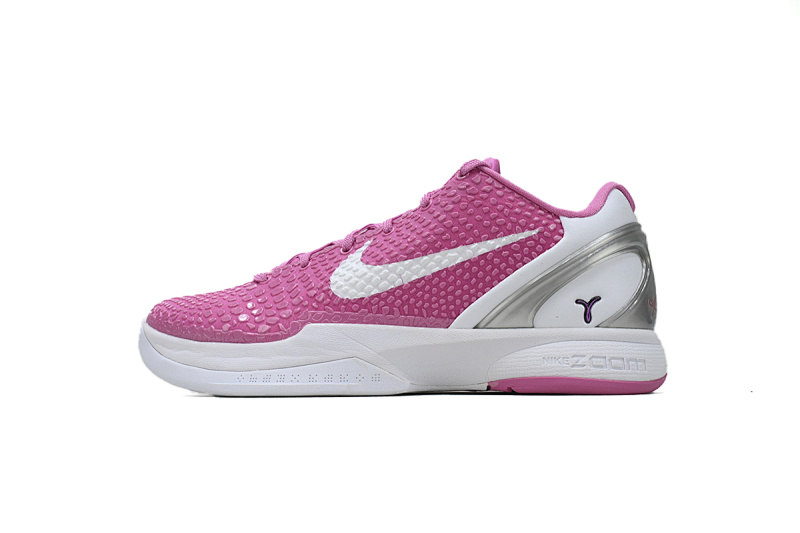 【CA3S2】乳腺癌 S2版本科比6代篮球鞋 429659-601 Nike Zoom Kobe 6 Kay Yow Think Pink