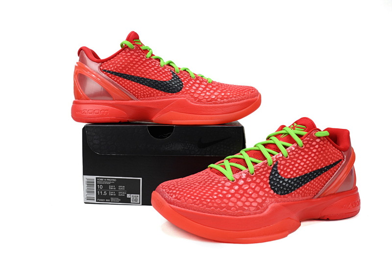 【CA3S2】反转青蜂侠 S2版本科比6代篮球鞋 FV4921-600 Nike Kobe 6 Protro "Reverse Grinch"
